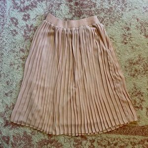 Who What Wear a-line pleated skirt
